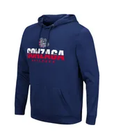 Men's Colosseum Navy Gonzaga Bulldogs Lantern Pullover Hoodie