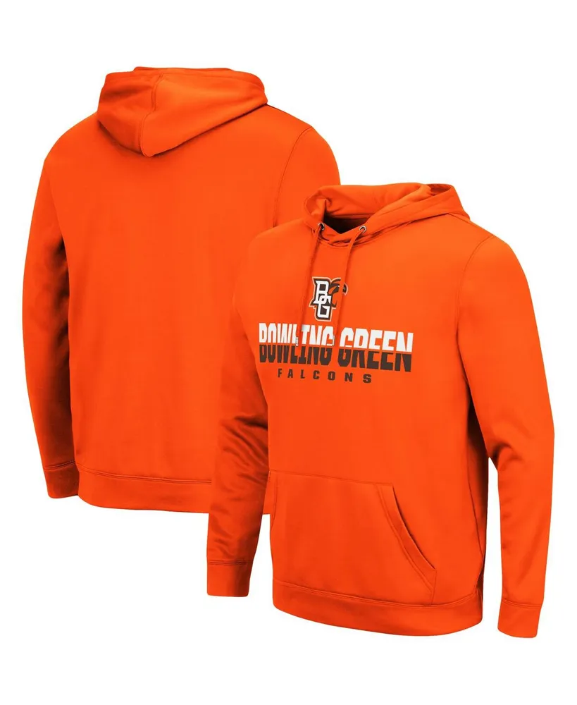 Men's Colosseum Orange Bowling Green St. Falcons Lantern Pullover Hoodie