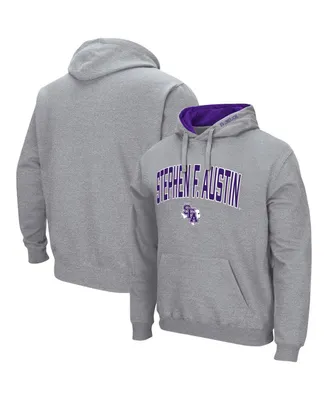 Colosseum Men's Stephen F Austin Lumberjacks Arch and Logo Pullover Hoodie