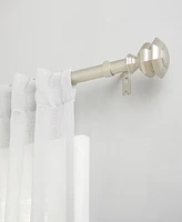 Lauren Ralph Welford 1" Adjustable Window Curtain Rod and Finial Piece Set