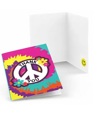 60's Hippie - 1960s Groovy Party Thank You Cards (8 count)