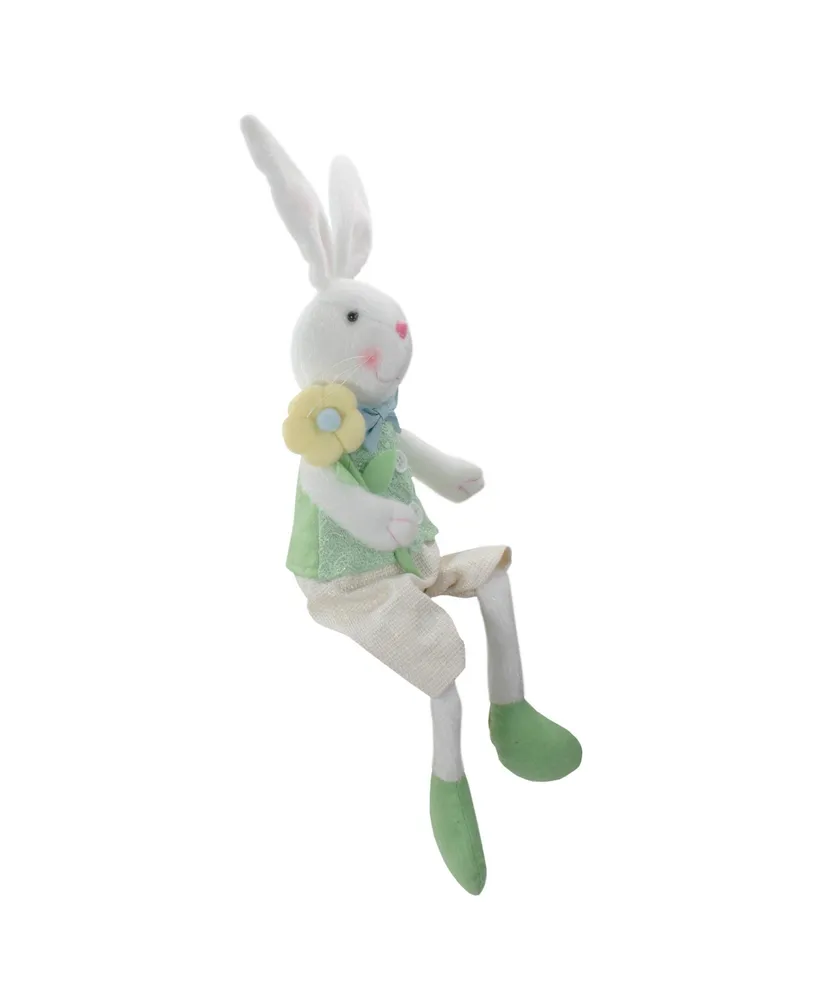 Boy Bunny Rabbit Easter and Spring Table Top Figure, 24"
