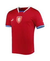 Men's Puma Red Czech Republic National Team 2022/23 Home Replica Jersey