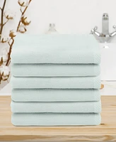 Linum Home Ediree Turkish Cotton 6 Piece Fingertip Towels Set