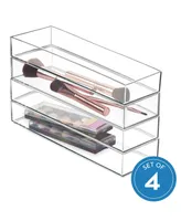 iDesign Clarity Drawer Organizer, Set of 4