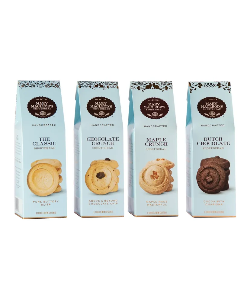 Mary Macleod's Shortbread Peaked Gift Boxes of Shortbread , 4 Pack