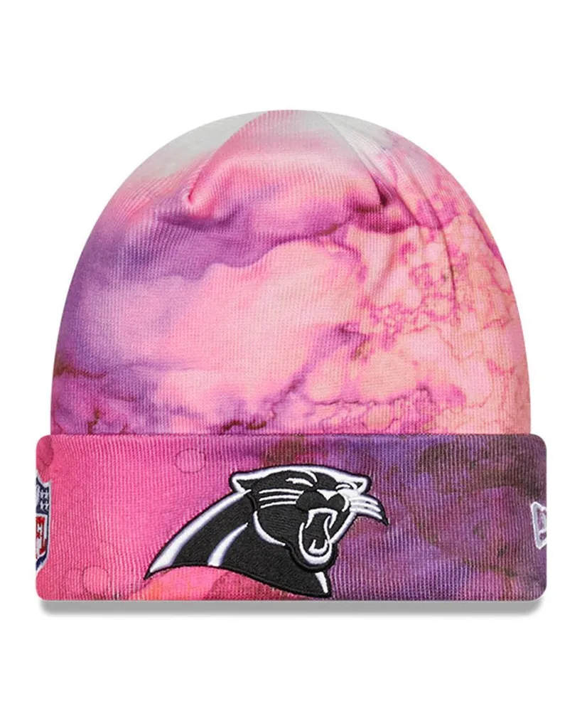 New Era Men's New Era Pink Carolina Panthers 2022 Nfl Crucial Catch Knit Hat