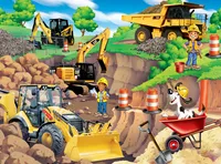 Masterpieces Cat - Day at the Quarry 60 Piece Jigsaw Puzzle for kids