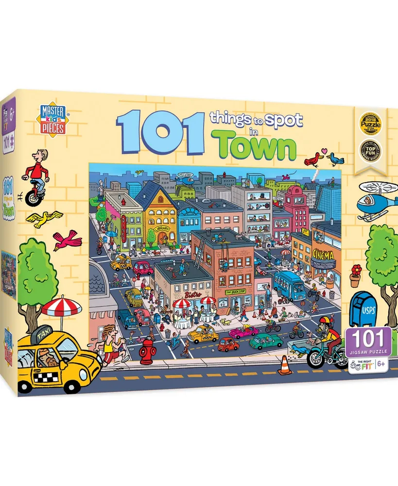 Masterpieces 101 Things to Spot in Town - 101 Piece Jigsaw Puzzle