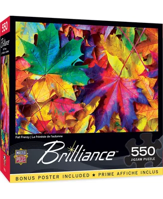 Masterpieces Brilliance - Fall Frenzy 550 Piece Jigsaw Puzzle