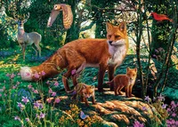 Masterpieces Hidden Images - The Woodlands 500 Piece Jigsaw Puzzle