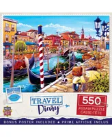 Masterpieces Travel Diary - Venice 500 Piece Jigsaw Puzzle for Adults