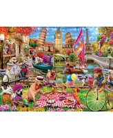 Masterpieces Medley - Dog Gone Days 300 Piece Ez Grip Jigsaw Puzzle