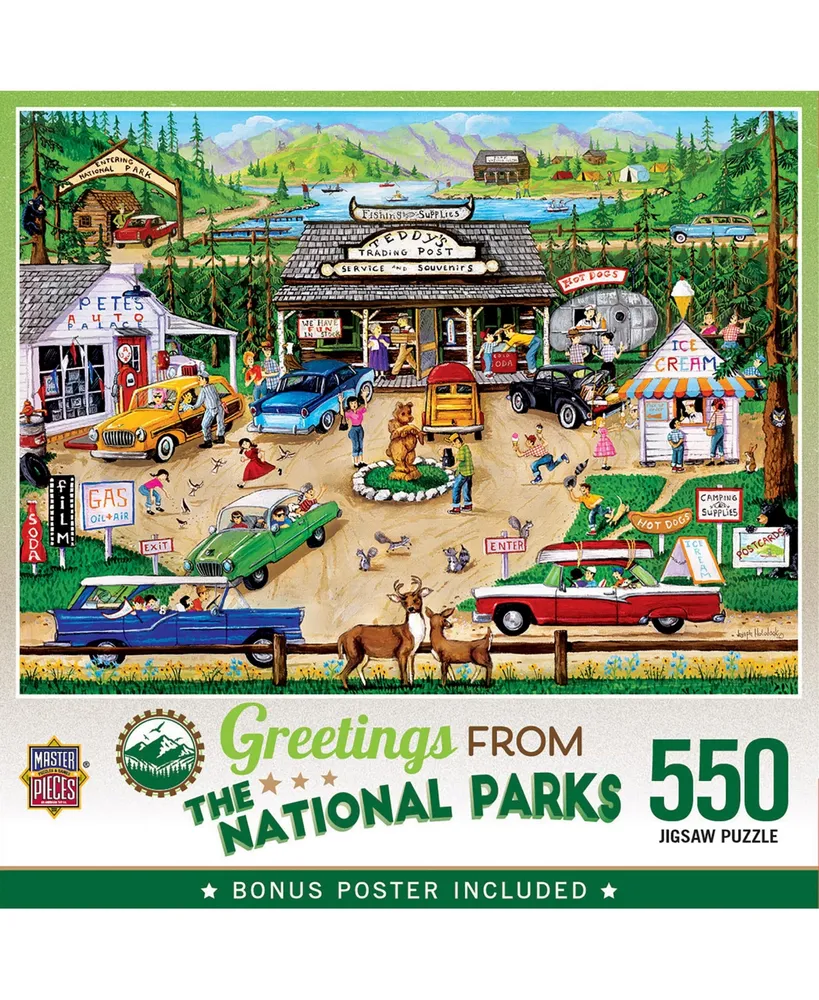 Masterpieces Greetings From The National Parks 550 Piece Jigsaw Puzzle