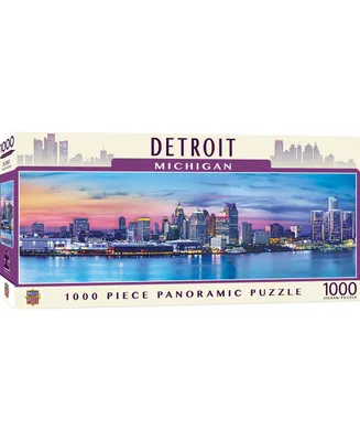 Masterpieces Detroit 1000 Piece Panoramic Jigsaw Puzzle for Adults