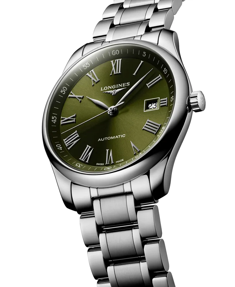 Longines Men's Swiss Automatic Stainless Steel Bracelet Watch 40mm
