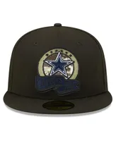 Men's New Era Black Dallas Cowboys 2022 Salute To Service 59FIFTY Fitted Hat