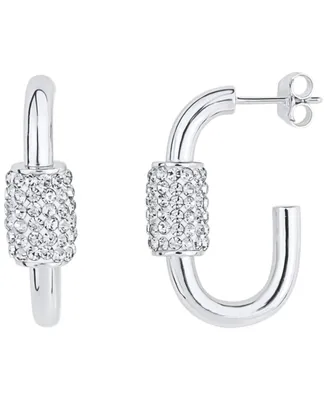 And Now This Crystal J Gold-Plated Hoop Earring 