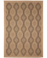 Liora Manne' Sahara Links 6'6" x 9'3" Outdoor Area Rug