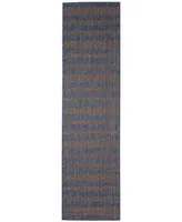 Liora Manne' Mosaic Stripe 1'11" x 7'6" Runner Outdoor Area Rug