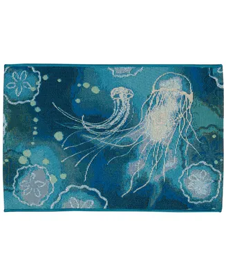 Liora Manne' Esencia Jelly Fish 2'5" x 3'11" Area Rug