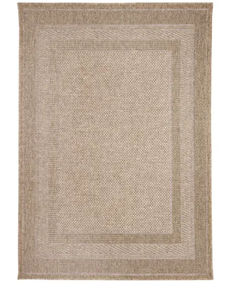 Liora Manne' Orly Border 7'10" x 9'10" Outdoor Area Rug