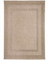 Liora Manne' Orly Border 7'10" x 9'10" Outdoor Area Rug