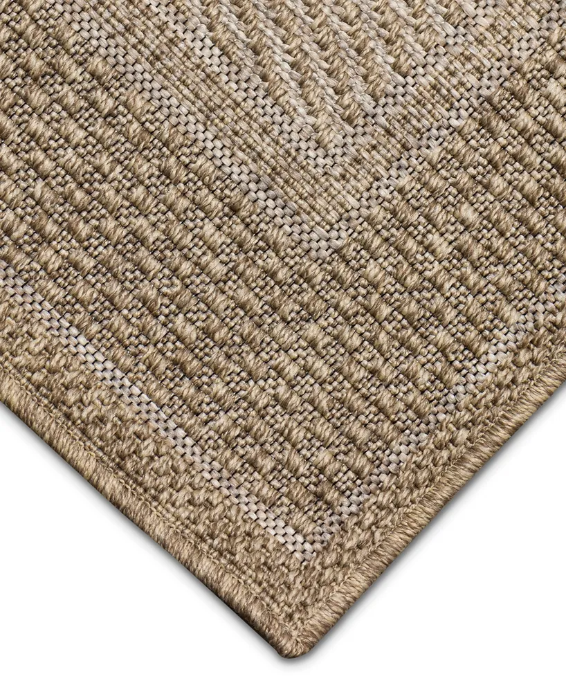 Liora Manne' Orly Border 3'3" x 4'11" Outdoor Area Rug