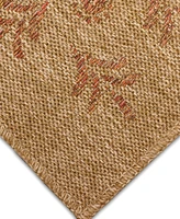 Liora Manne' Sahara Block Print Border 3'3" x 4'11" Outdoor Area Rug