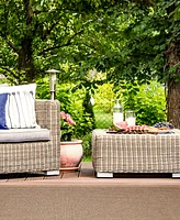 Liora Manne' Sahara Texture Border 3'3" x 4'11" Outdoor Area Rug