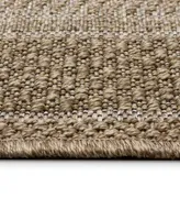 Liora Manne' Orly Border 6'6" x 9'3" Outdoor Area Rug