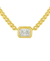 And Now This Cubic Zirconia (8.0 ct.t.w.) Curb Chain Necklace