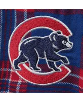 Men's Concepts Sport Royal and Red Chicago Cubs Takeaway Flannel Boxers