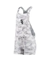 Women's Concepts Sport Gray Chicago White Sox Camo Overall Romper