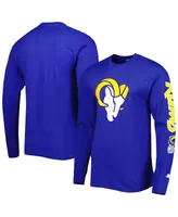 Men's Starter Royal Los Angeles Rams Halftime Long Sleeve T-shirt