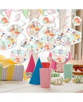 Let's Be Fairies - Fairy Garden Birthday Hanging Party Decoration Swirls - 40 Ct