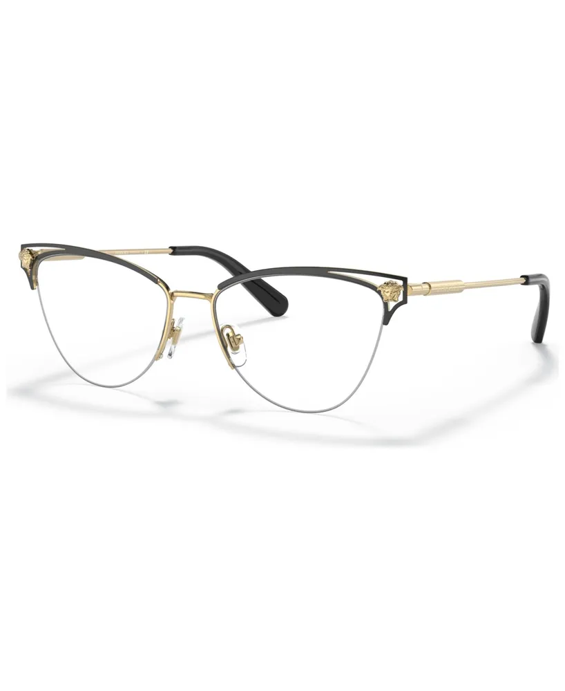 Versace Women's Cat Eye Eyeglasses, VE128055-o - Gold