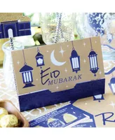 Big Dot of Happiness Ramadan - Eid Mubarak Money and Gift Card Holders - Set of 8