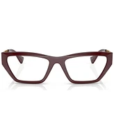 Versace Women's Irregular Eyeglasses, VE3327U55-x