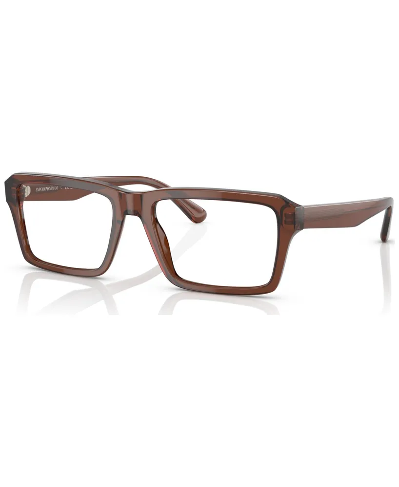 Emporio Armani Men's Rectangle Eyeglasses, EA320656-o