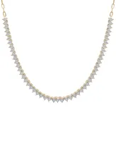 Wrapped Diamond 16" Collar Necklace (1 ct. t.w.), Created for Macy's
