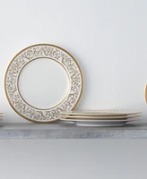 Noritake Summit Gold Set of 4 Salad Plates, Service For 4