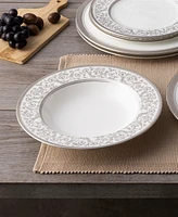 Noritake Summit Platinum Set of 4 Soup Bowls, Service For 4