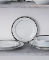 Noritake Austin Platinum Set of 4 Salad Plates