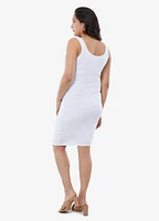 Women's Maternity Ruched Tank Dress