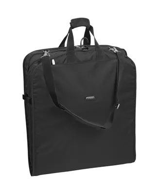 45" Premium Extra Capacity Travel Garment Bag with Shoulder Strap and Pockets