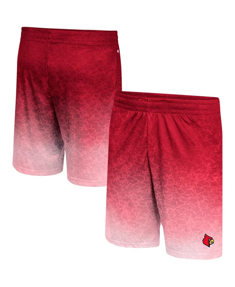 Men's Colosseum Red Louisville Cardinals Walter Shorts