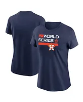 Women's Nike Navy Houston Astros 2022 World Series Authentic Collection Dugout T-shirt