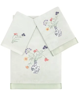 Linum Home Textiles Turkish Cotton Stella Embellished Towel Set