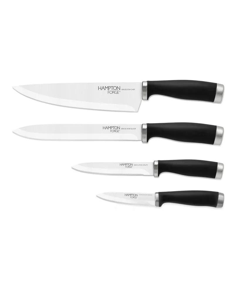 Hampton Forge 4 Piece Epicure Soft Grip Cutlery Set